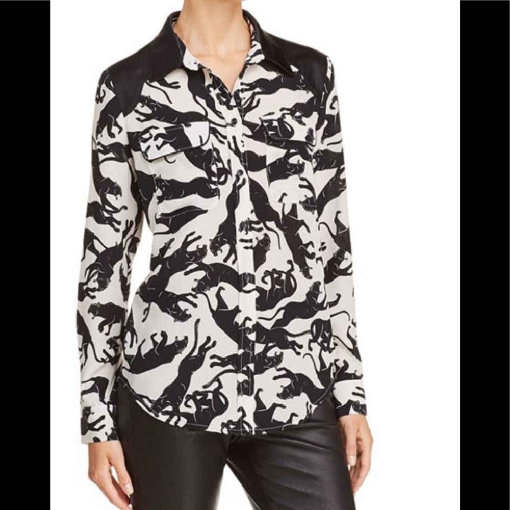 Anine Bing silk Cisco Blouse